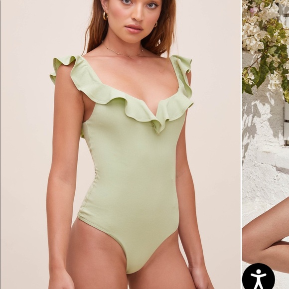 ASTR LALA RUFFLE BODYSUIT - Picture 2 of 3